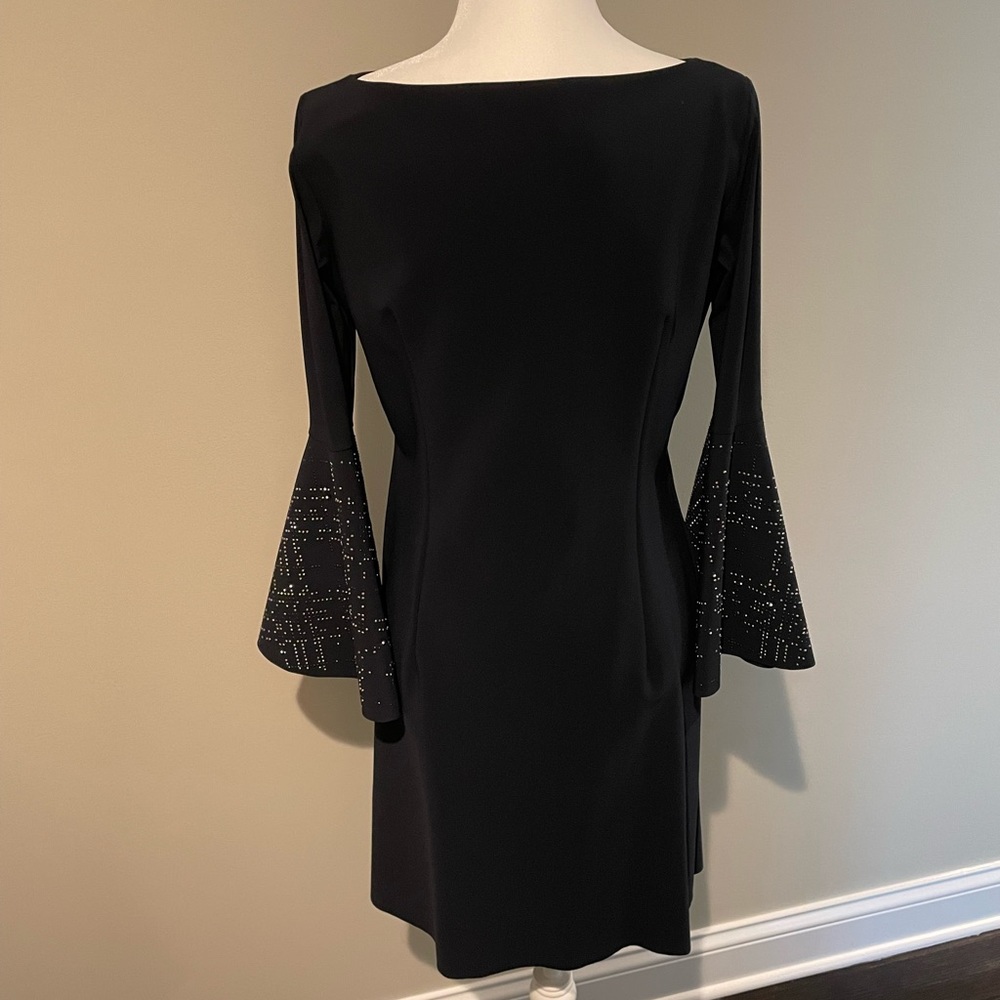 Chiara Boni | Navy Detailed Sleeve Dress